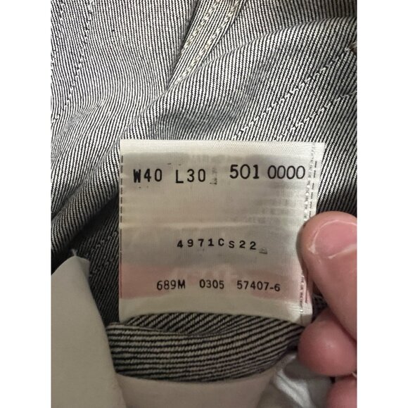 Levis 501XX Mens Jeans 40X30 Button Fly Cotton Western Country Cowboy Outdoor - Picture 10 of 13